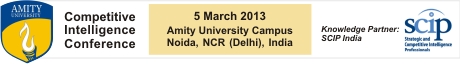 Amity Competitive Intelligence Conference- 2013