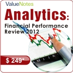 Analytics - Financial Performance Review 2012